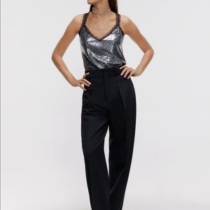 Zara sequin top.